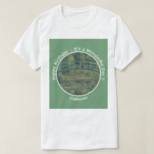 Camiseta Estanque de Nenúfares y objetos de fiesta del puen