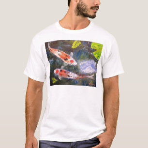 Camiseta Estanque de peces de Koi