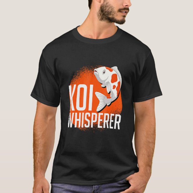 Camiseta Estanque de peces susurrador de koi (Anverso)