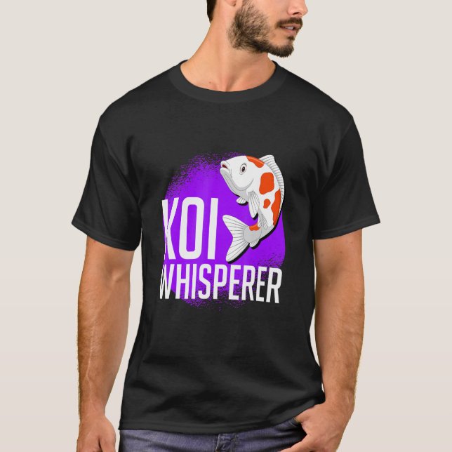 Camiseta Estanque de peces susurrador de koi (Anverso)