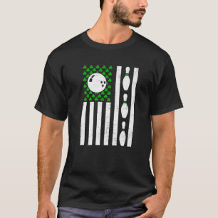 Camiseta Estanque deportivo de bandera irlandesa retro vint