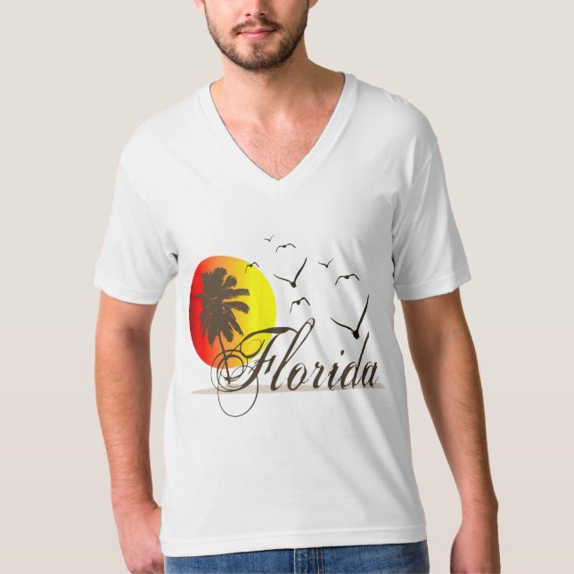 Camiseta Estanques de Florida y Gaviotas (Anverso)