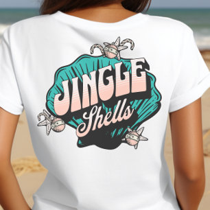 Camiseta Estanques de jingle - Navidades Vintage Beach