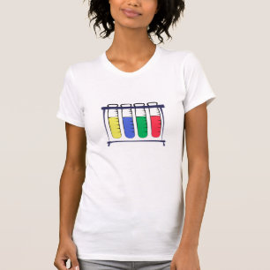 Camiseta Estante de tubo de prueba