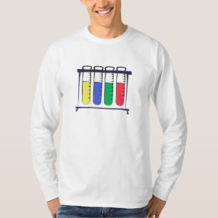 Camiseta Estante de tubo de prueba
