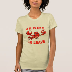 Camiseta Estar Agradable O Dejar Crawfish Lite