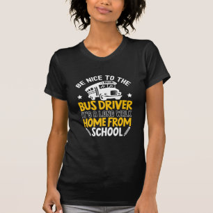 Camiseta Estar Bien Con El Conductor Del Autobús