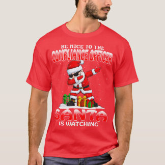 Camiseta Estar Bien Con El Oficial De Cumplimiento Santa is