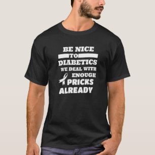 Camiseta Estar Bien Con La Diabética Que Tratamos Con Sufic