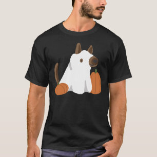 Camiseta Estar El Fantasma De Pastor Alemán Con Calabazas (