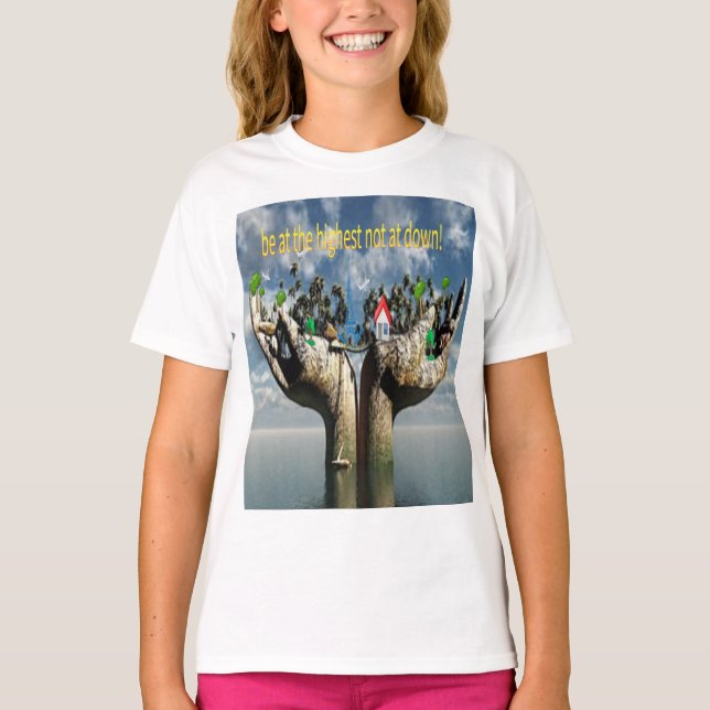 Camiseta estar en el nivel más alto (Anverso)