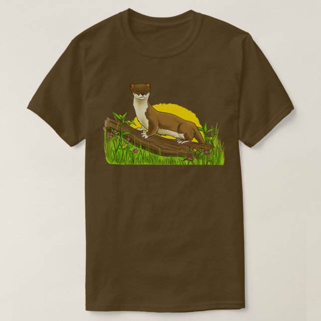 Camiseta Estar en un campo de flores  (Diseño del anverso)