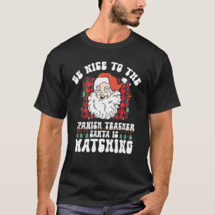Camiseta Estar encantado con el profesor español que Santa