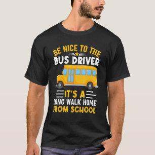 Camiseta Estar encantados con los conductores de autobuses