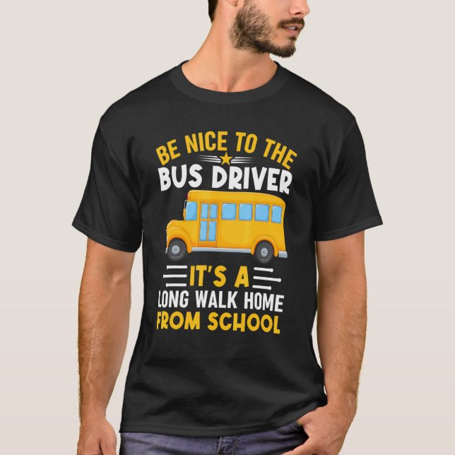 Camiseta Estar encantados con los conductores de autobuses  (Anverso)