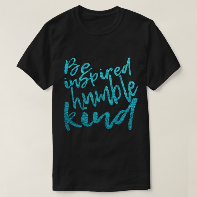 Camiseta Estar inspirado (Diseño del anverso)