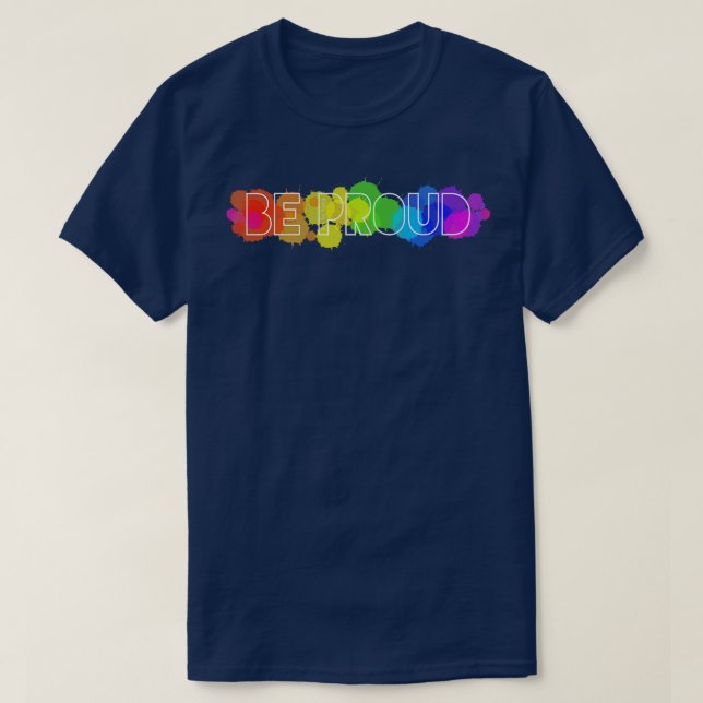 Camiseta Estar orgulloso (Diseño del anverso)