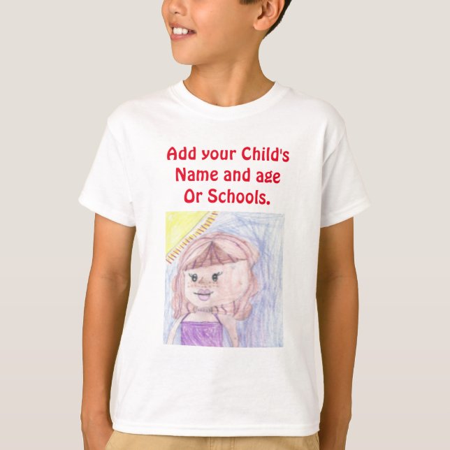 Camiseta Estar orgulloso de que su hijo añada obras de arte (Anverso)