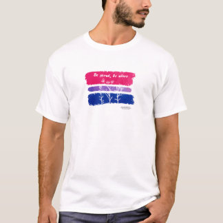 Camiseta Estar orgulloso, estar vivo, orgullo bisexual