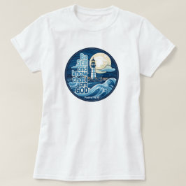 Camiseta Estar quieto y saber que soy Dios Verso de la Bibl