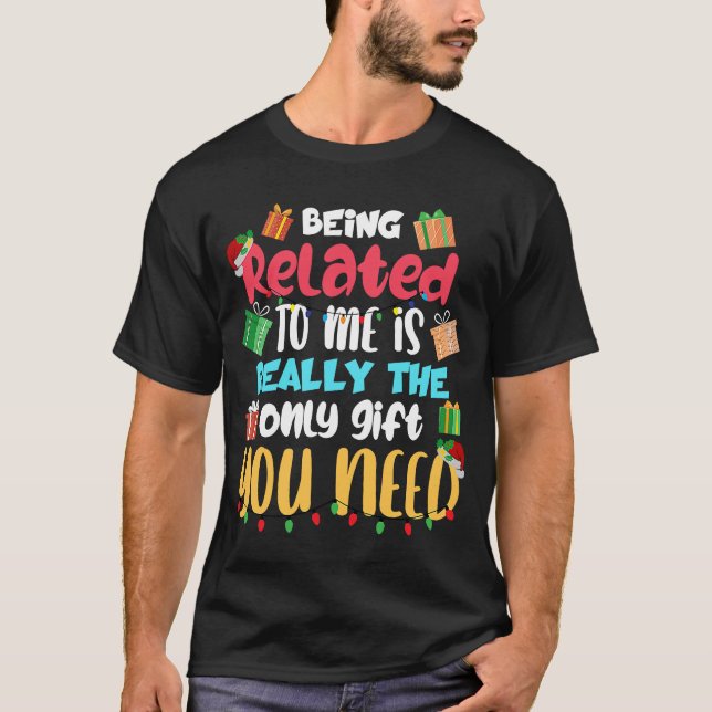 Camiseta Estar Relacionado Conmigo Es Lo Único Que Necesita (Anverso)