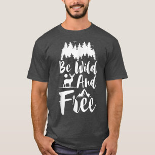Camiseta Estar Salvajes Y Libres Con Cerveza Forestal Y Ca
