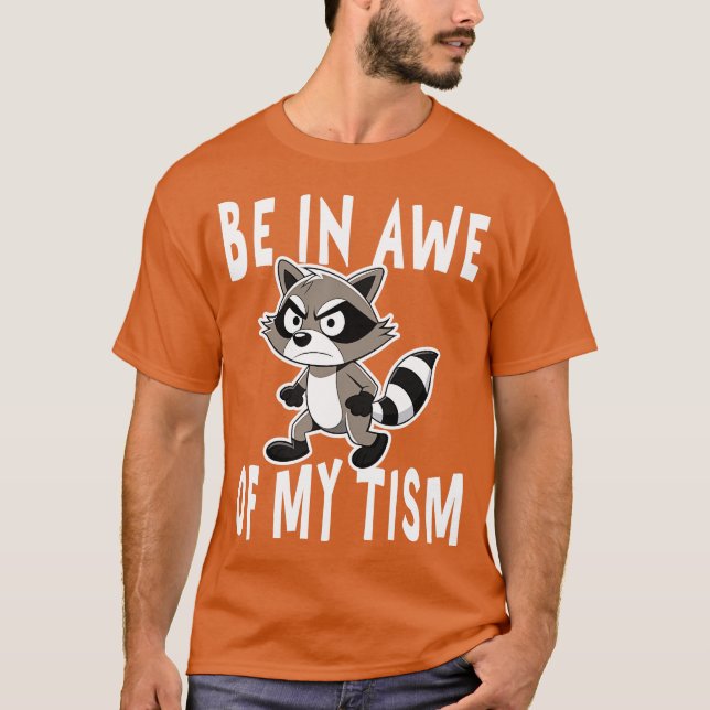 Camiseta estar sobrecogido de mi mapache de tismo Angey (Anverso)