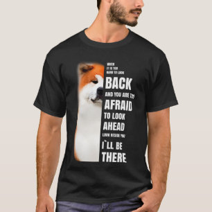 Camiseta Estará ahí para ti perro Akita Inu