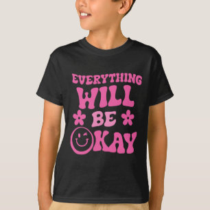 Camiseta Estará Bien La Conciencia De Salud Mental Retro Gr