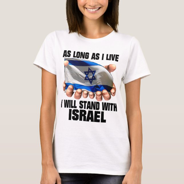 Camiseta Estaré Con Israel (Anverso)