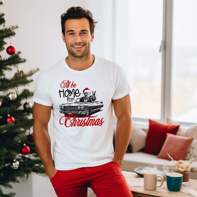 Camiseta Estaré en casa para Navidad (Subido por el creador)