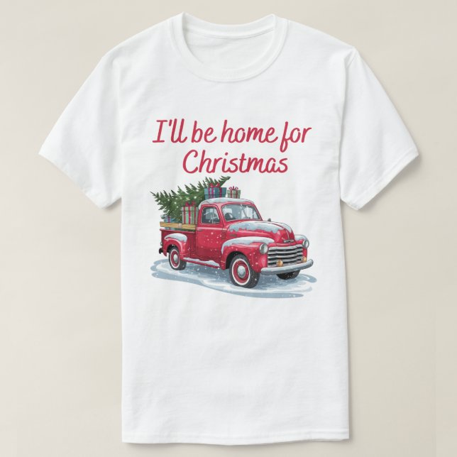 Camiseta Estaré en casa para Navidades (Diseño del anverso)