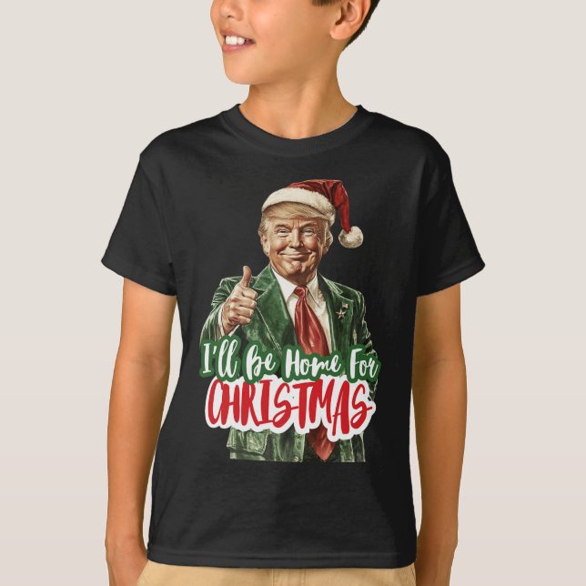Camiseta Estaré en casa para Navidades que voten por las el (Anverso)