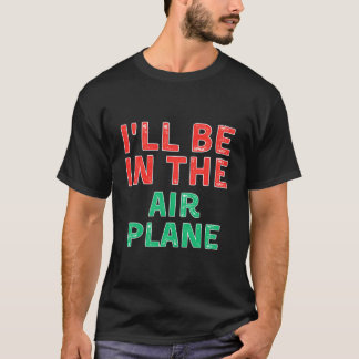 Camiseta Estaré En El Avión Aviación Navidad
