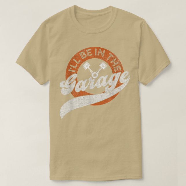 Camiseta Estaré En El Garaje (Diseño del anverso)