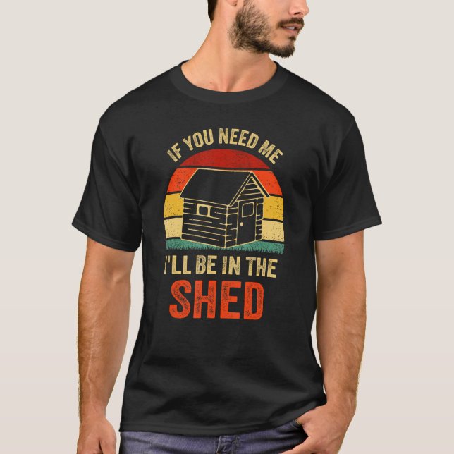 Camiseta Estaré en el mecánico de granos de los Shed Men (Anverso)