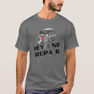 Camiseta Estaré en el Mecánico del Motor de Carreras de Gar