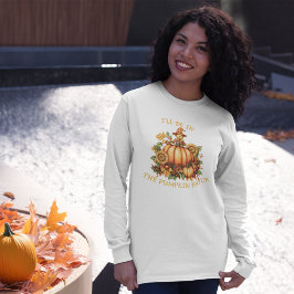 Camiseta Estaré en el parche de calabaza