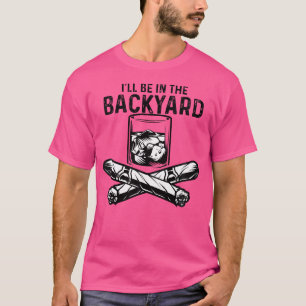 Camiseta Estaré En El Patio Cigarro Whiskey