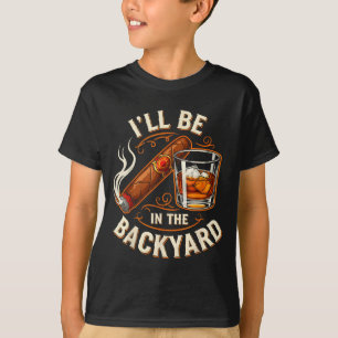 Camiseta Estaré en el patio divertido puro y amantes de bou