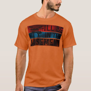Camiseta Estaré en el sótano Drum Set Drummer Art Drummi