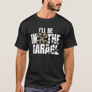 Camiseta Estaré en la carrera de mecánicos de coches de gar
