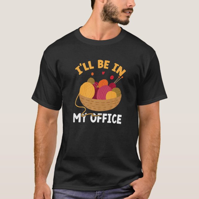 Camiseta Estaré en mi Crochet de Office (Anverso)