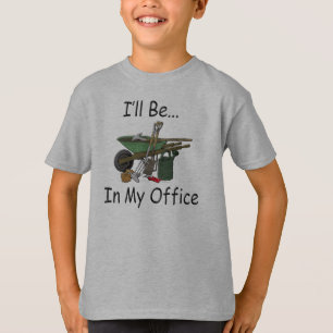 Camiseta Estaré en mi jardín de la oficina