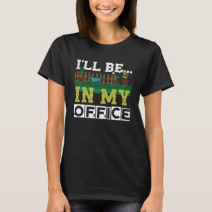 Camiseta Estaré en mi jardín de oficinas en un jardín angus