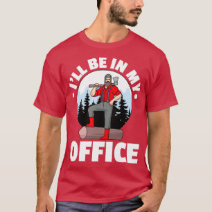 Camiseta Estaré En Mi Lumberjack Del Registro De Office