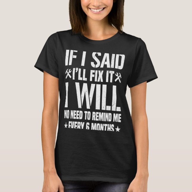 Camiseta Estaré en mi oficina Automóvil Mechanic Repai (Anverso)