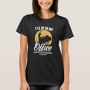 Camiseta Estaré en mi oficina en el jardín de hierba de hie