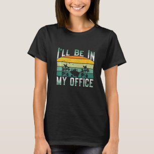 Camiseta Estaré en mi oficina Retro Gardening Plants Gard