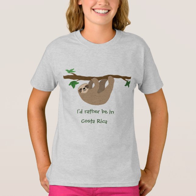 Camiseta Estaría bastante en Costa Rica, personalizado (Anverso)